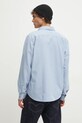 Одежда Хлопковая рубашка Marc O'Polo 431732342118 голубой