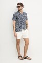 Lindbergh cămașă 30.203717.DK.BLUE bleumarin SS25
