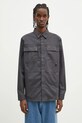Košeľa Columbia Landroamer Twill jednofarebný sivá 2120581