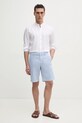 Льняная рубашка Karl Lagerfeld 552667.605035 белый SS25