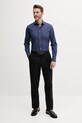 United Colors of Benetton koszula bawełniana 56UAUQ05W granatowy SS25