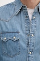 United Colors of Benetton koszula jeansowa 5RZKUQ03F niebieski