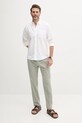 United Colors of Benetton cămașă din bumbac 5FGBUQ05X alb SS25