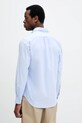 Odjeća Pamučna košulja United Colors of Benetton 5FGBUQ05X plava