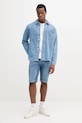 United Colors of Benetton cămașă din denim 5PJYUQ05I albastru SS25