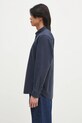 Carhartt WIP cămașă din bumbac Longsleeve Bolton Shirt I030238.0NYGD bleumarin SS25