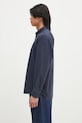 Carhartt WIP cotton shirt Longsleeve Bolton Shirt I030238.0NYGD navy SS25