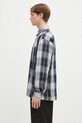 Carhartt WIP shirt Longsleeve Blanton Shirt I034379.2MCXX navy SS25