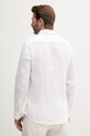 Odjeća Lanena košulja United Colors of Benetton 5BKUUQ04Q bijela