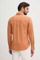 Odzież Pepe Jeans koszula lniana ARNAU PM308844 pomarańczowy