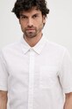 Lněná košile Pepe Jeans AMARO béžová PM308847