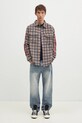 Billionaire Boys Club camasa din lână Check Shirt B24429 bej