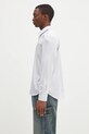Хлопковая рубашка Lacoste CH9087 голубой SS25