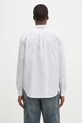 Одежда Хлопковая рубашка Lacoste CH9087 голубой
