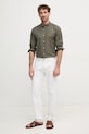 Lindbergh cămașă 30.203174A.ARMY.MIX verde SS25
