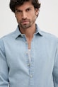 Τζιν πουκάμισο Lindbergh μπλε 30.203652.FADED.BLUE