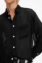 AllSaints cămașă ANDO M037SC negru SS25