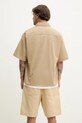 Hugo Blue koszula bawełniana 50517871 beżowy SS25