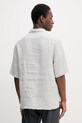 Одяг Льняне поло BARENA VENEZIA Camicia Mola CAU5072.3007 сірий
