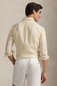 Ленена риза Polo Ralph Lauren 710968915 бежов SS25