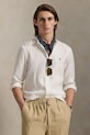 Сорочка з льону Polo Ralph Lauren casual білий 710968925