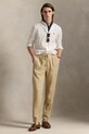 Abbigliamento Polo Ralph Lauren camicia di lino 710968925 bianco