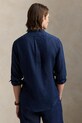 Льняная рубашка Polo Ralph Lauren 710968925 тёмно-синий SS25