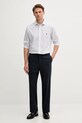 Памучна риза Polo Ralph Lauren 712969006 бял SS25