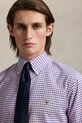 Хлопковая рубашка Polo Ralph Lauren розовый 712969014