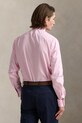 Хлопковая рубашка Polo Ralph Lauren 712969015 розовый SS25