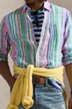 Polo Ralph Lauren koszula lniana zielony 710968973