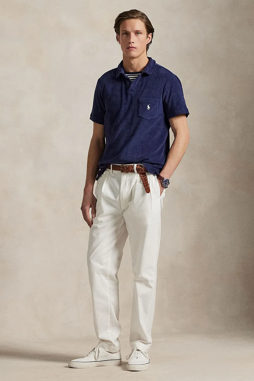 Odzież Polo Ralph Lauren polo bawełniane Polo Shirt 710945245 granatowy