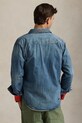 Džínová košile Polo Ralph Lauren Long Sleeve Sport Shirt 710963181 modrá SS25