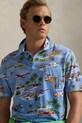 Lanena polo majica Polo Ralph Lauren Polo Shirt šarena 710966450
