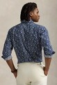 Lanena košulja Polo Ralph Lauren Sport Shirt 710968911 plava SS25