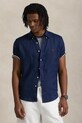 Polo Ralph Lauren koszula lniana Sport Shirt regular granatowy 710968912