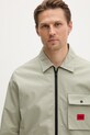 HUGO košilová bunda pánská zelená 50482701