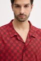 Odzież HUGO koszula plażowa BEACH SHIRT RELAXED 50540065 czerwony