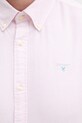 Barbour сорочка чоловіча бавовняна Striped Oxtown Tailored Shirt MSH5303 рожевий