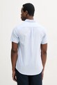 Одежда Хлопковая рубашка Barbour Oxtown S/S Tailored Shirt MSH5313 голубой