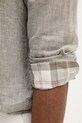 Barbour cămașă de in Linton Tailored Shirt MSH5325 verde