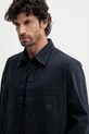 BOSS Orange camasa din bumbac bleumarin 50538915