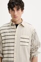 Bavlněná košile Desigual JACK béžová 25SMCW15