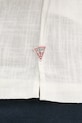 Guess koszula z domieszką lnu MOSLEY M5GH79.WH350 beżowy