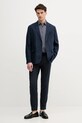BOSS cămașă de in 50539532 bleumarin SS25
