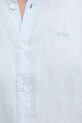 Πουκάμισο από λινό BOSS 50539352 μπλε