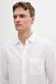Πουκάμισο από λινό Calvin Klein λευκό K10K114488