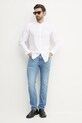 Calvin Klein koszula lniana K10K109511 biały SS25