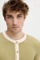 Nanushka longsleeve BORYS zielony NM25SSTP12967