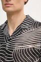 Βαμβακερό πουκάμισο Calvin Klein KM0KM01155 μαύρο